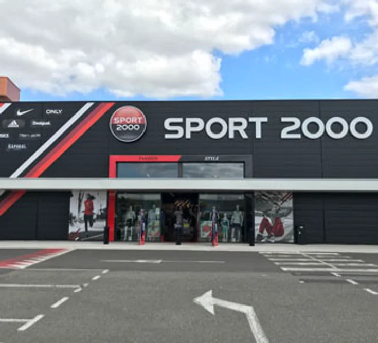Extérieur du magasin SPORT 2000 HAGETMAU