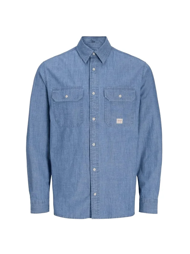 Jprbluharry Chambray Ls Shirt