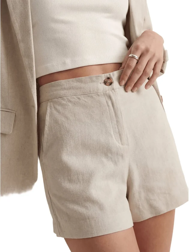 Loose Blazer Lin 3/4 Wvn Noos