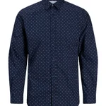 NAVY BLAZER / ALL-OVER PRINT:AOP
