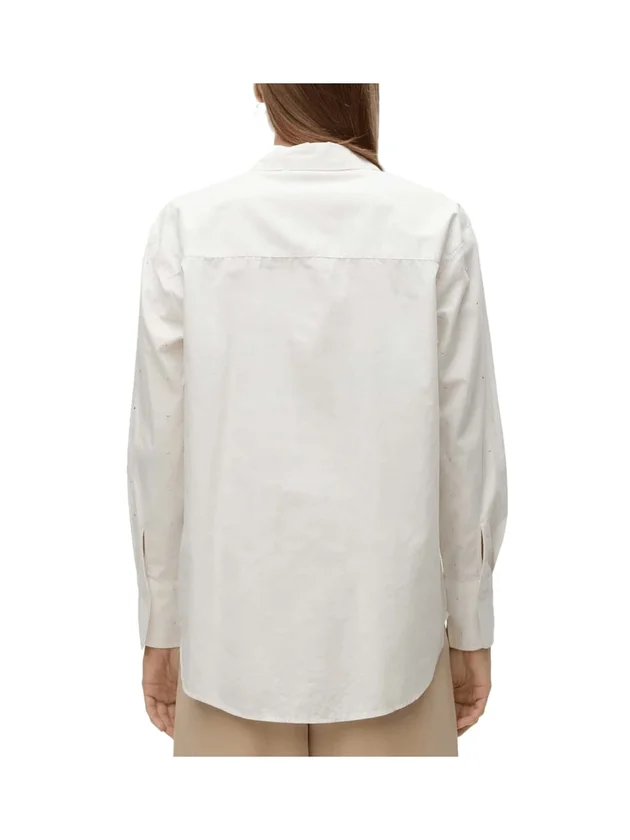 Charlotte Stud LS Shirt Wvn Ga
