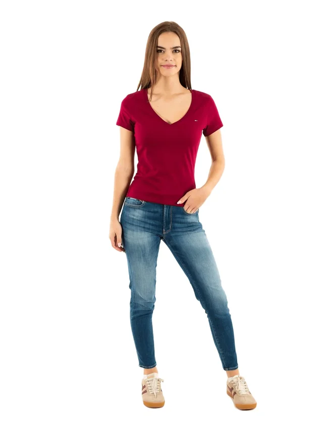Slim V Neck Tee