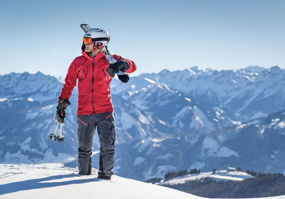 Homme au ski