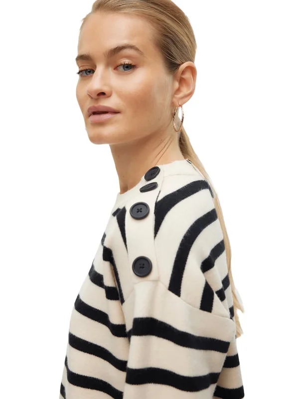 Saba LS O-Neck Button Pullover Ga Noos