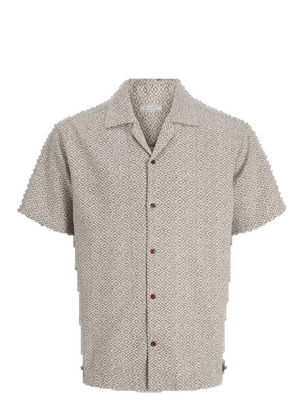 Print Dobby S S Shirt