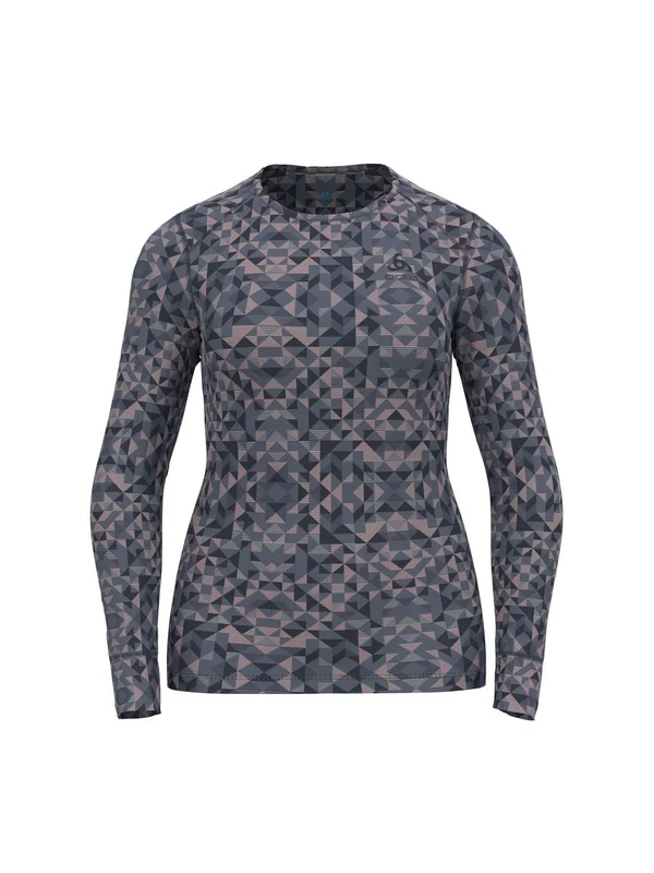 Bl Top Crew Neck Ls Active Warm Eco Gra