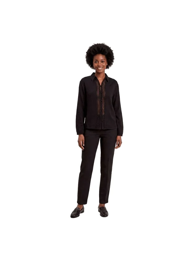 Vmitzel L S Shirt Wvn Btq