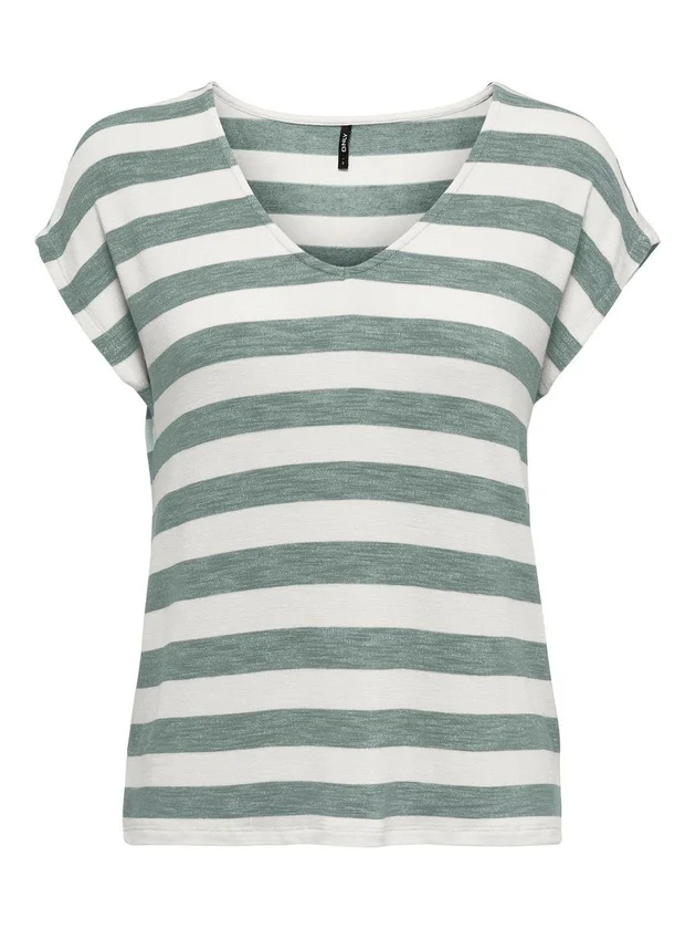 Onllira S S V Neck Top Jrs Noos