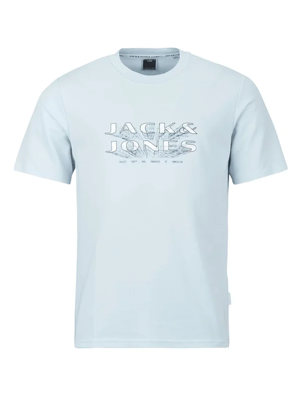 Jcofusion Jj Branding Tee Ss Crew N