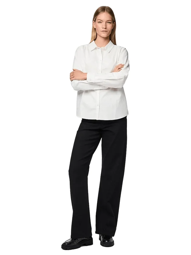 Pcirena Ls Oxford Shirt Wvn Noos