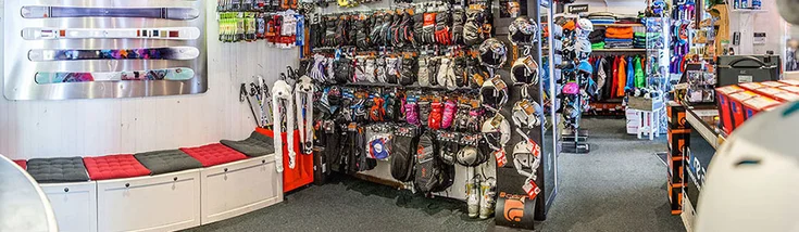 Intérieur du magasin SPORT 2000 TIGNES VAL CLARET ANTARCTIK
