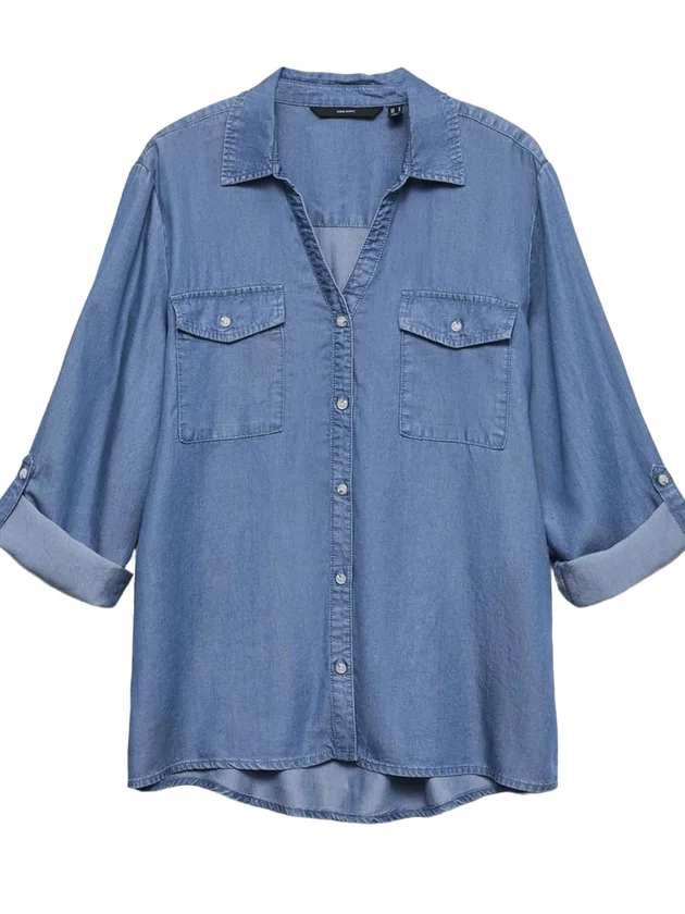 Vmbree 7/8 Sleeve Loose Shirt