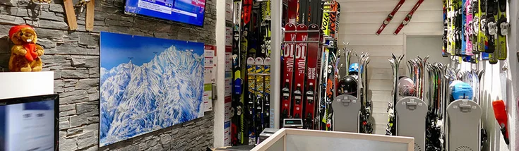 Intérieur du magasin SPORT 2000 MERIBEL ALP'SPORTS