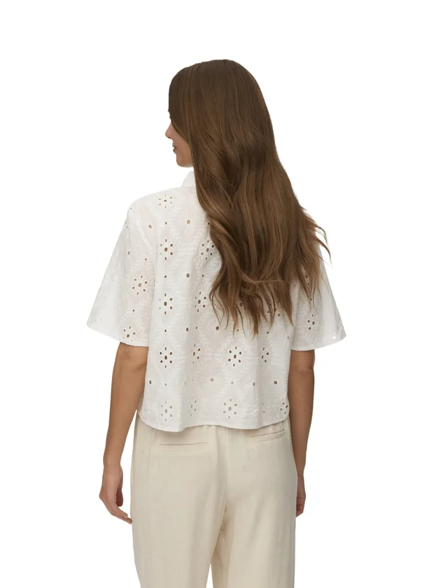 MELIZA Short Sleeve Shirt Wvn Noos