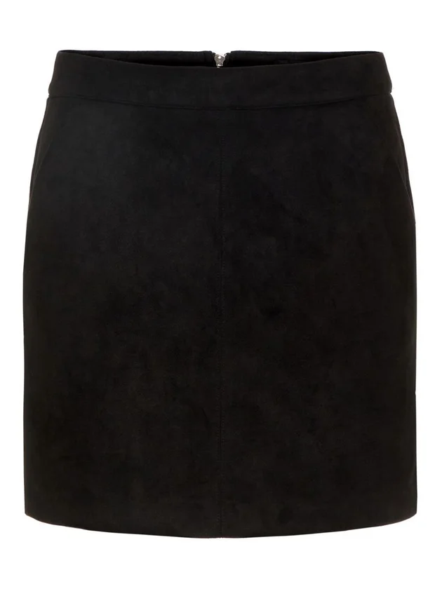 Donnadina Fauxsued Short Skirt