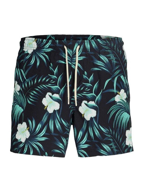 Maui Flower Seersucker Swim Sho