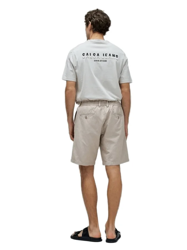Cotton Linen Shorts Garment Dye Set