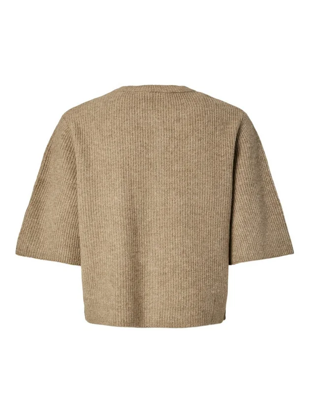 PcSilly Ss O Neck Knit Cardigan Noos Bc