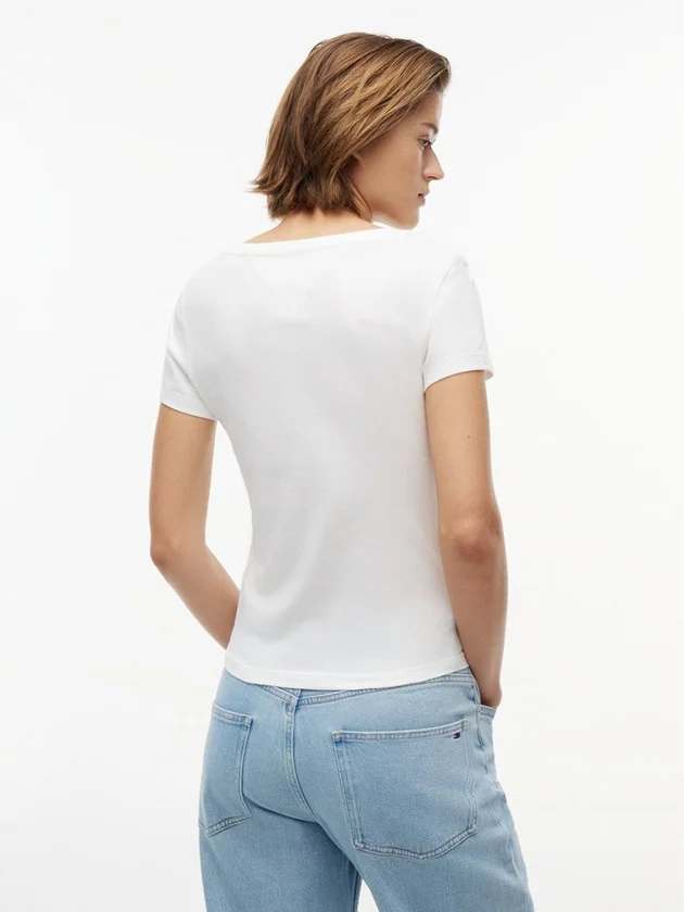 Slim V Neck Tee