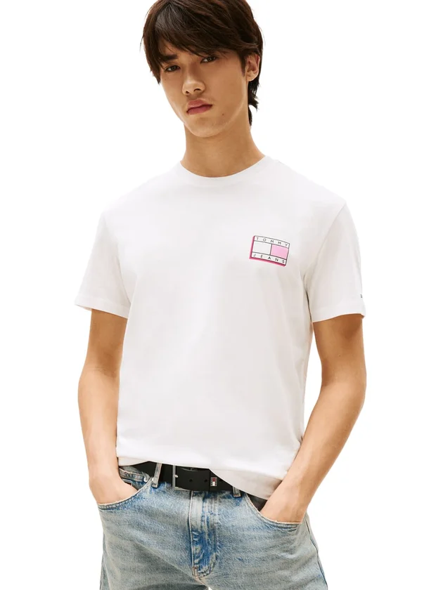 Slim Pop Color Flag Tee Ext