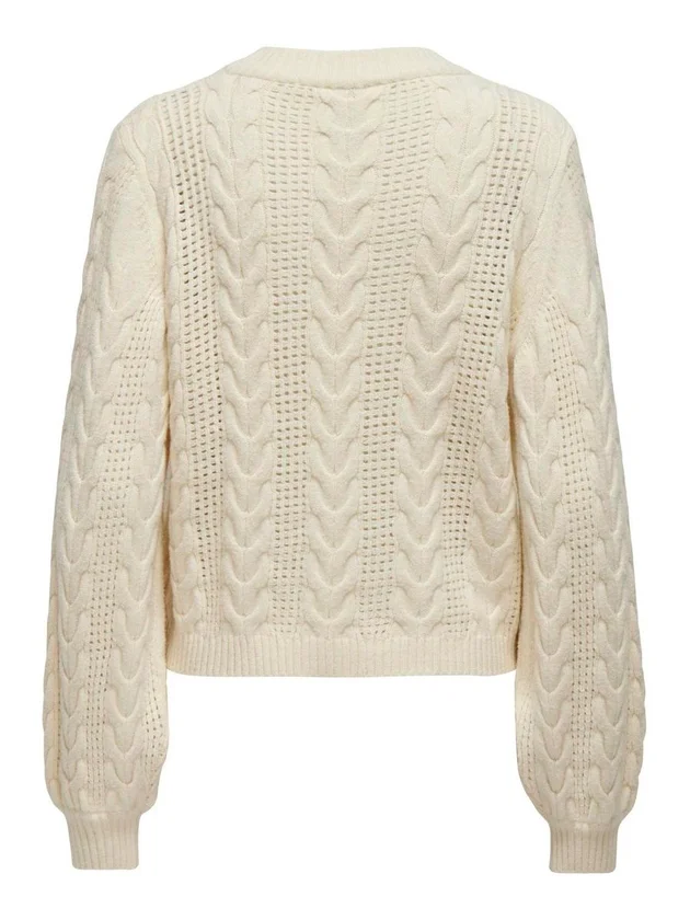 Rubina LS Cable O Neck Knit Noos