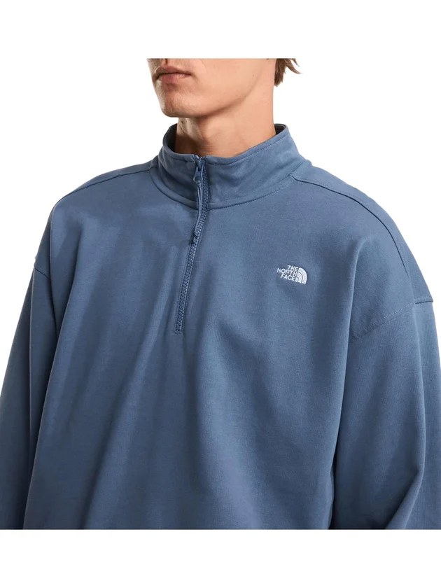 Essential Light Relaxed 1 4 Zip Crew