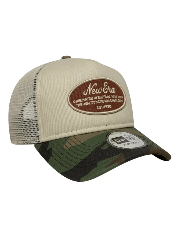 Oval Patch Camo Trucker