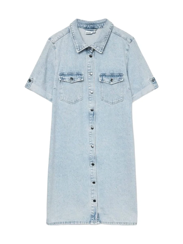 Jennie Ss Short Denim Dress