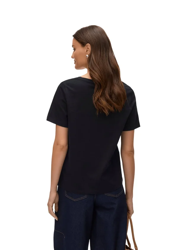 Vmpaulina Ss V Neck T Shirt Jrs Noos