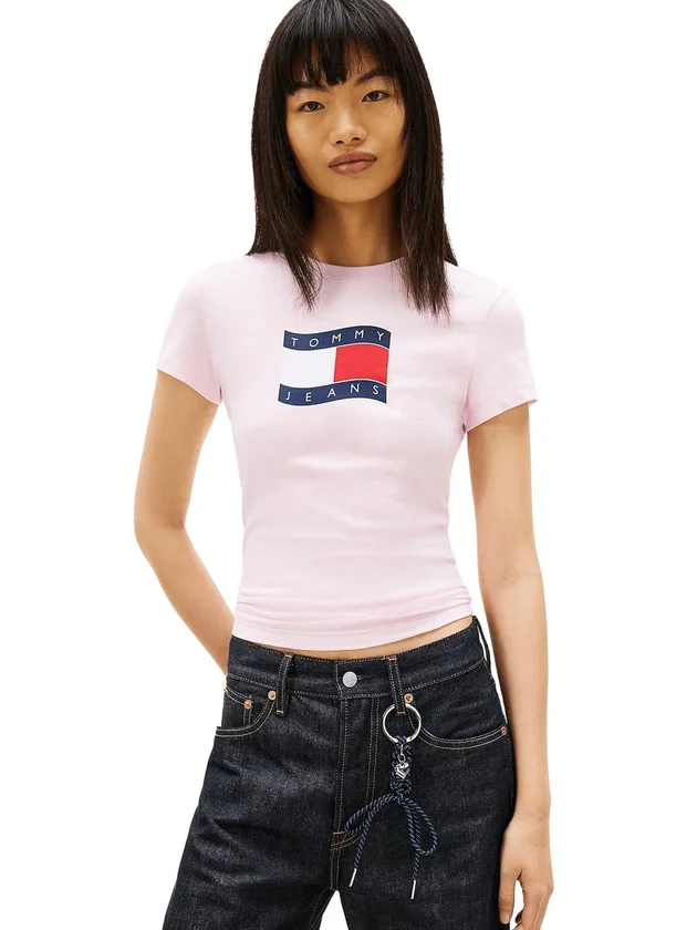 Slim Wavy Flag Tee Ext