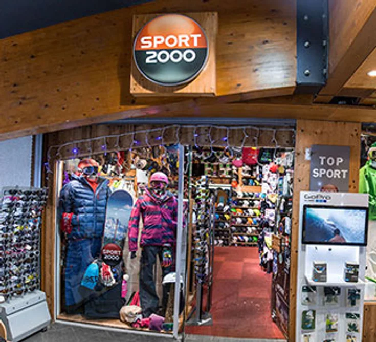 Extérieur du magasin SPORT 2000 VAL THORENS TOP SPORTS