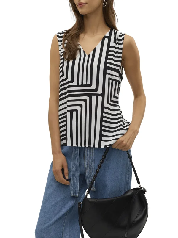 Easy Joy V Neck Top Wvn Ga