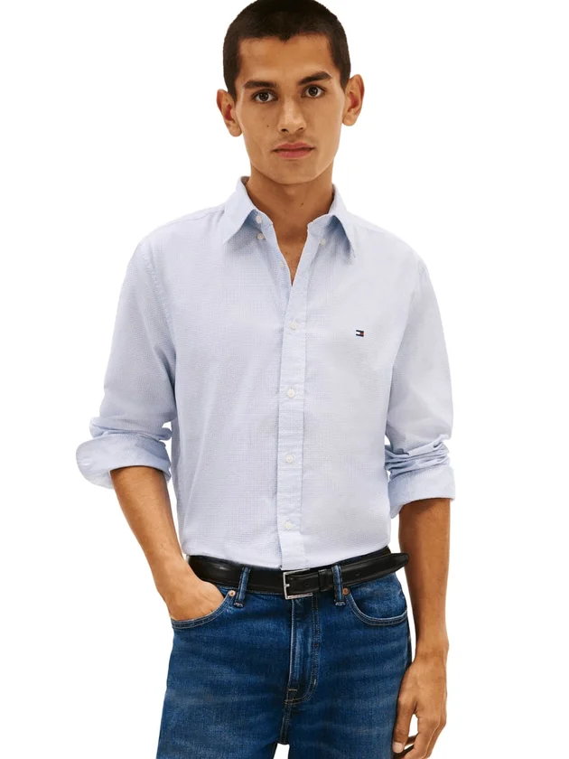 Flex Poplin Fake Solid RF Shirt