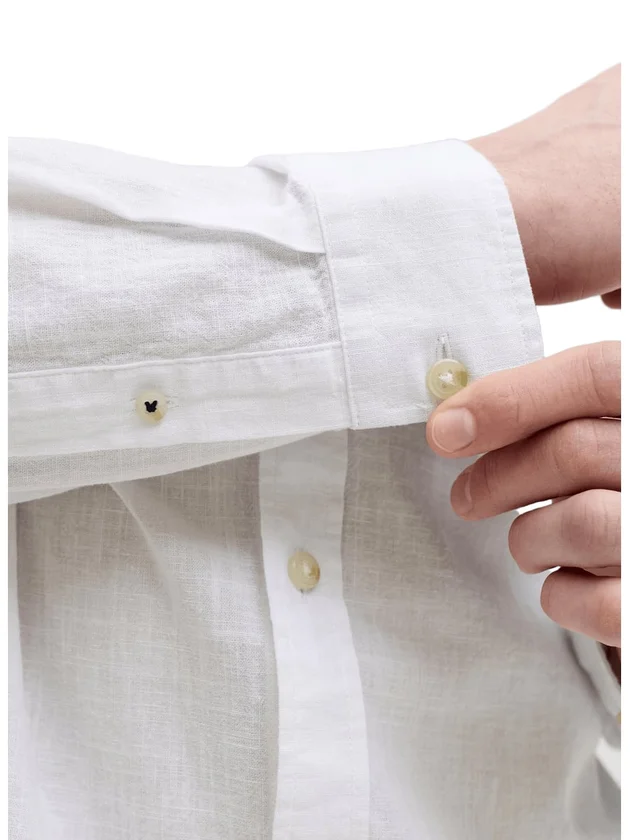 Jjesummer Linen Blend Shirt L S Sn