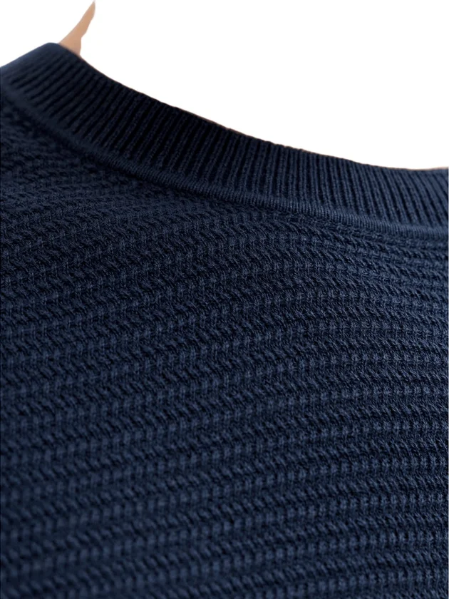 Bluriley Knit Crew Neck Ss Sn