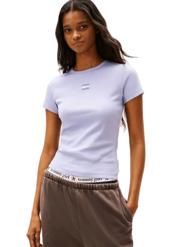 Slim Badge Rib Tee