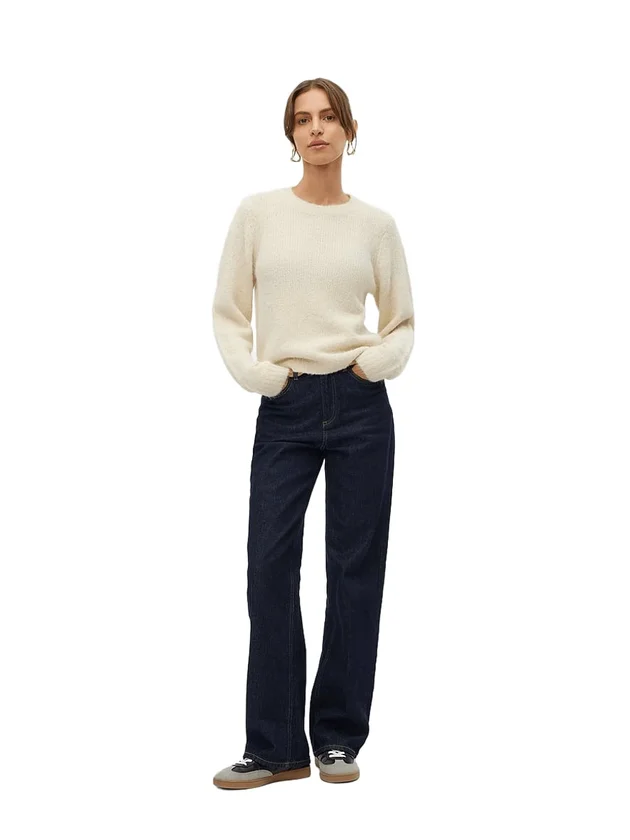 Vmnnovah LS O Neck Pullover Ga Noos