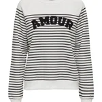 CLOUD DANCER / BLACK + PRINT AMOUR