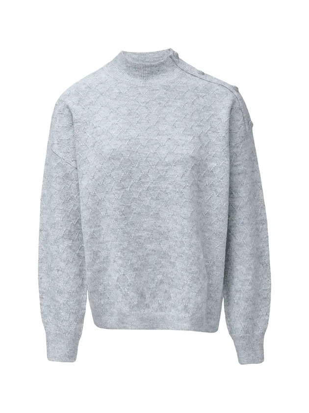 Lurex Sweater With Buttons
