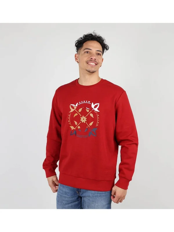 Sweat Col Rond Graphique 4Flo