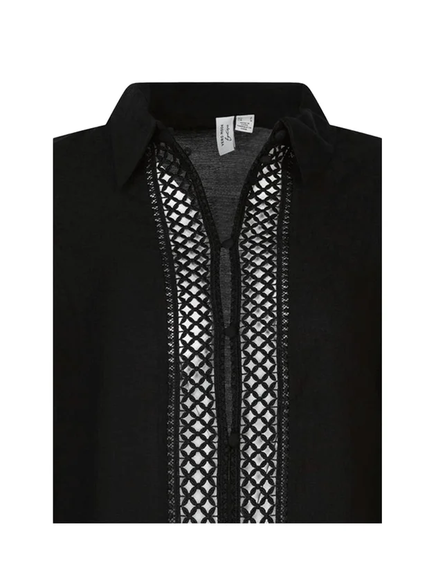 Vmitzel L S Shirt Wvn Btq