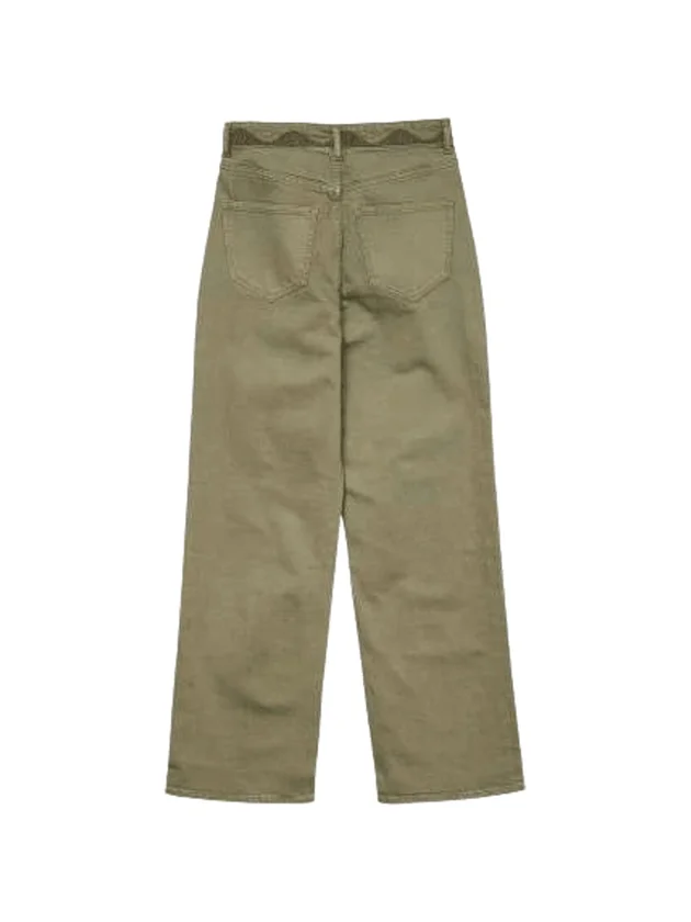 Tessa Hr Wide Colored Emb Jeans