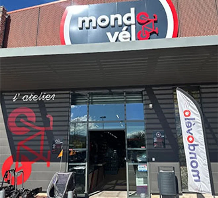 Extérieur du magasin MONDOVELO THUIR