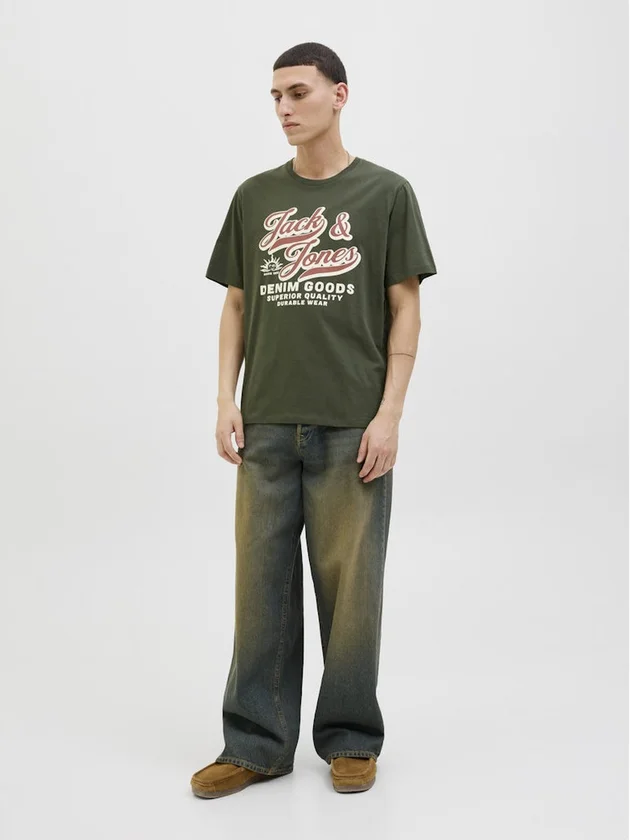 JJElogo Tee Ss O Neck 2 Col Aw25 Sn