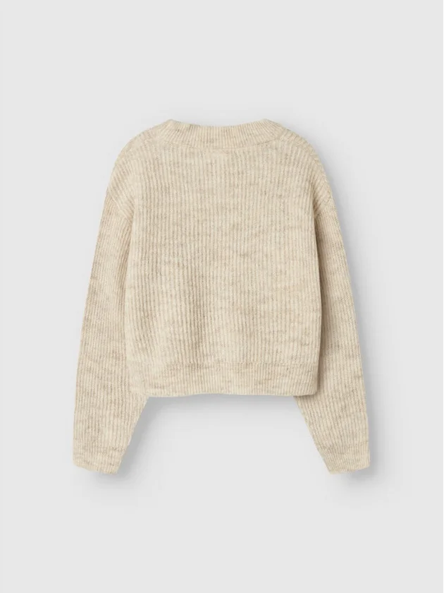 Holly LS Boxy Short Knit Noos