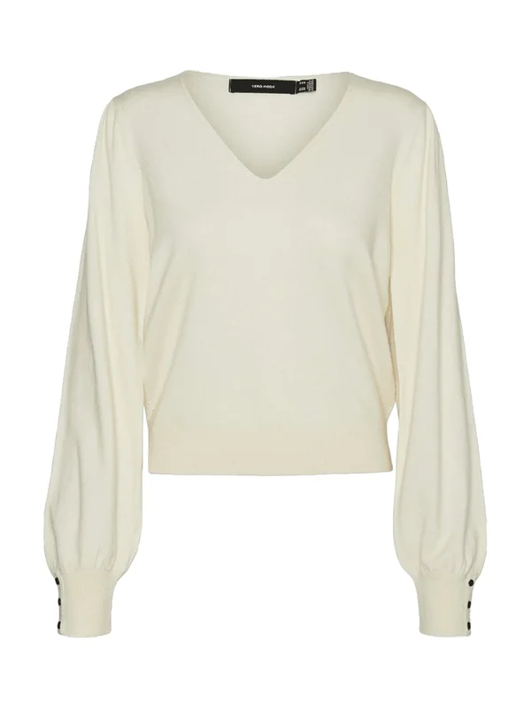 Hollykaris LS V Neck Pullover Boo