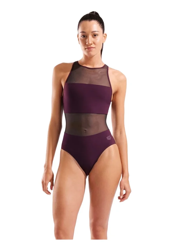 Mesh Panels Swimsuit
