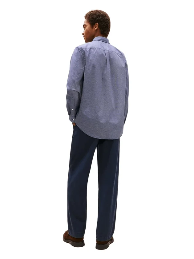 Flex Poplin Micro Rf Print Shirt