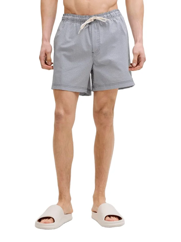 Ocean Seersucker Swim Shorts Ln