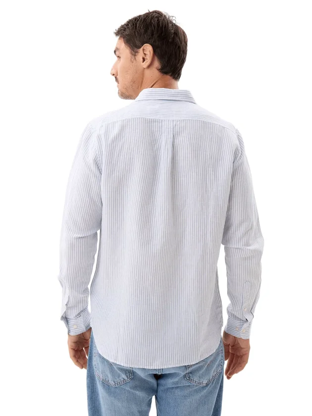Linen Striped Shirt Regular